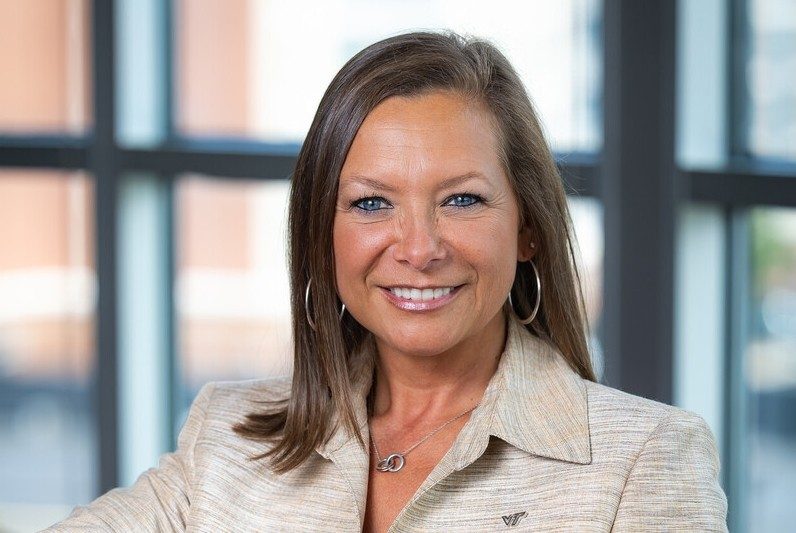 Tracy Peery, Division Director of Human Resources for Advancement. Photo by Luke Hayes for Virginia Tech.