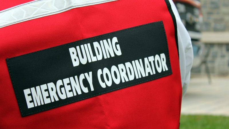 Building Emergency Coordinator Red Vest