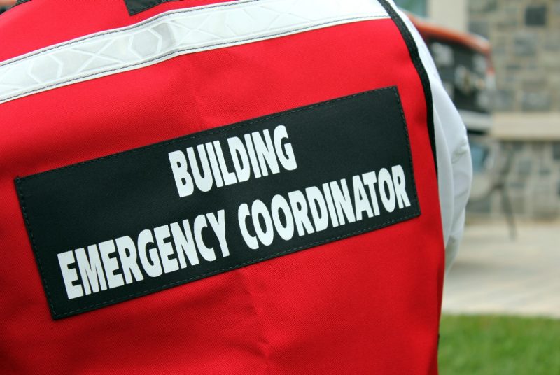 Building Emergency Coordinator Red Vest
