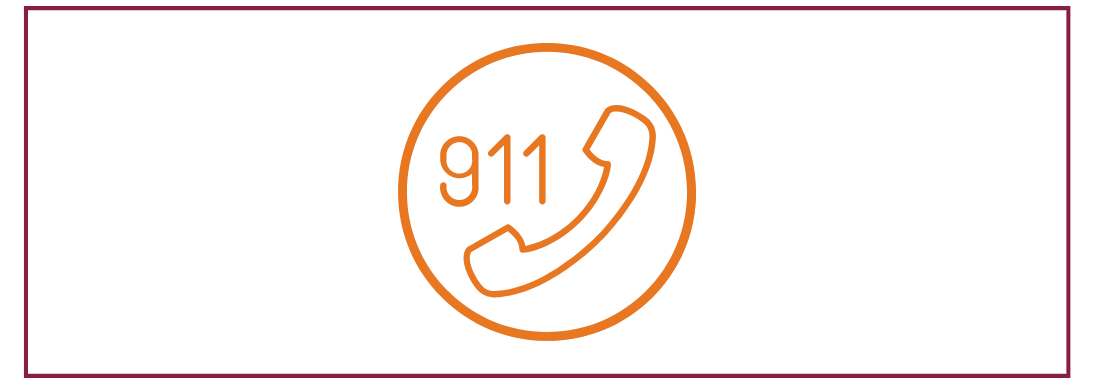 Get Help icon with phone and 911 text
