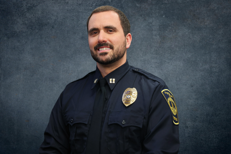 Photo of Jeremy Guida, Virginia Tech Police Department's Support Services Captain
